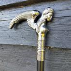Wandelstok - engel - legering alumimium, Antiek en Kunst