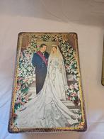 Figure - Blikken dozen Belgische koningshuis 4x (4) - Blik, Antiek en Kunst