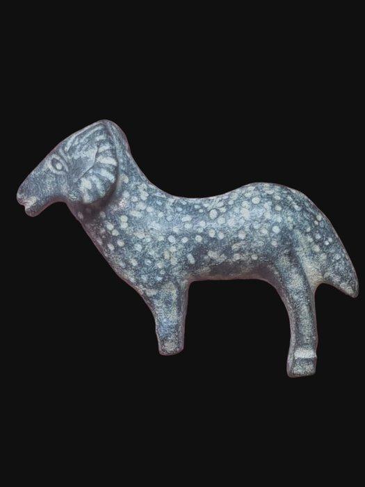 Oud-Romeins Brons Stunning & Early Ram Statue, Antiquités & Art, Antiquités | Autres Antiquités