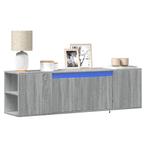 vidaXL Tv-wandmeubel met LED-verlichting 135x31x39,5 cm, Verzenden, Nieuw