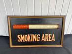 Smoking Area - Plaque - Hout