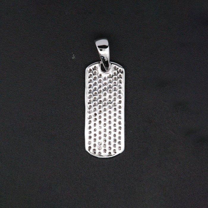 Hanger - 18 karaat Witgoud - 0.54ct. tw. Diamant, Handtassen en Accessoires, Antieke sieraden