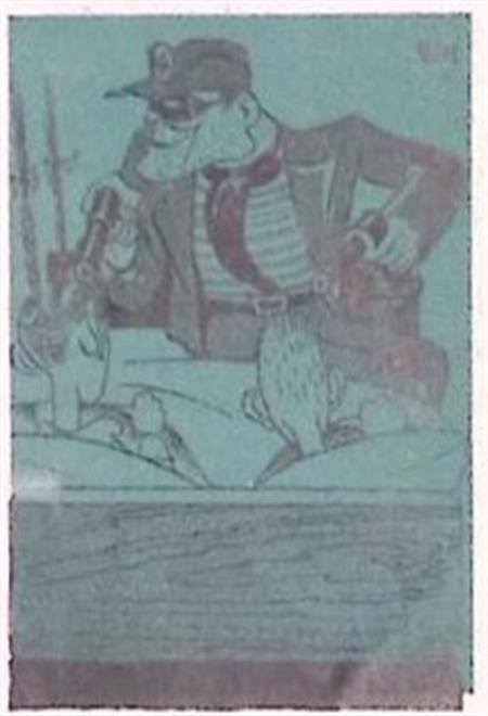 Een dief in huis (lijst optie, Lithos), Antiek en Kunst, Kunst | Litho's en Zeefdrukken, Verzenden