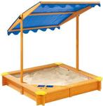 MaxxGarden Zandbak met verstelbaar dak 120 x 120cm - P21178, Enfants & Bébés, Jouets | Extérieur | Bacs à sable, Ophalen