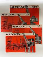 Meccano  - Blikken speelgoed Handleiding Uitrusting 1, 2, 3,