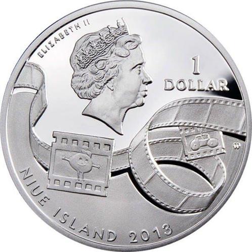 Niue. 1 Dollar 2013 Tweety - Cartoon Characters, Proof (Sans, Postzegels en Munten, Munten | Europa | Niet-Euromunten