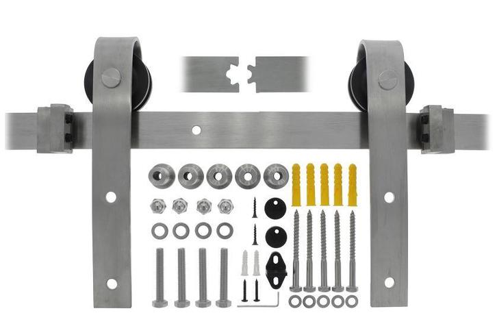 Starx Schuifdeur Systeem Retro mat rvs 2 Meter, Doe-het-zelf en Bouw, Raamkozijnen en Schuifdeuren, Nieuw, Overige materialen