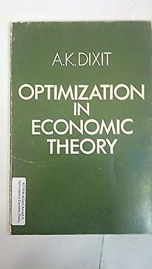 Optimization in Economic Theory  Dixit, Avinash K.  Book, Livres, Livres Autre, Envoi