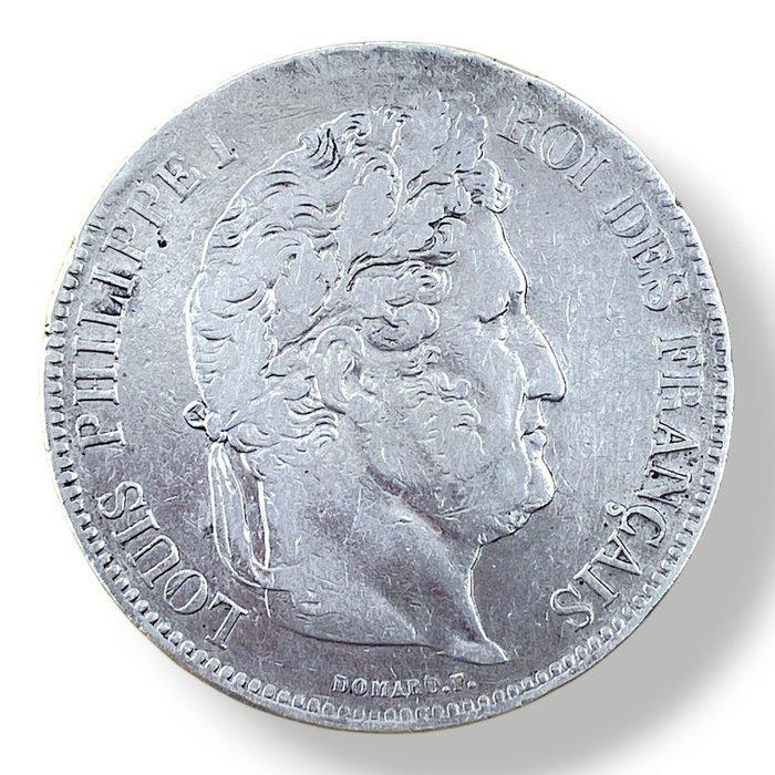 Frankrijk. Louis Philippe I. 5 Francs 1834 W (Zonder, Postzegels en Munten, Munten | Europa | Niet-Euromunten