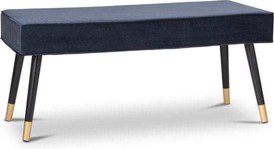 2dekans | LIFA LIVING Halbank Barcelona - Blauw & Goud -, Huis en Inrichting, Tafels | Salontafels, Ophalen of Verzenden