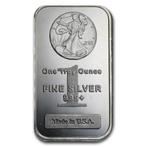 5 Troy Ounce - Zilver .999 - 5 x 1 oz Walking Liberty 999, Postzegels en Munten, Edelmetalen en Baren