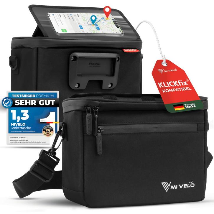 2dekans | Mivelo stuurtas fiets KlickFIX met vak voor, Fietsen en Brommers, Fietsaccessoires | Overige Fietsaccessoires, Ophalen of Verzenden