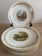 Limoges, Porcelaine de Vierzon - Assiette (6) - Royal -, Antiek en Kunst