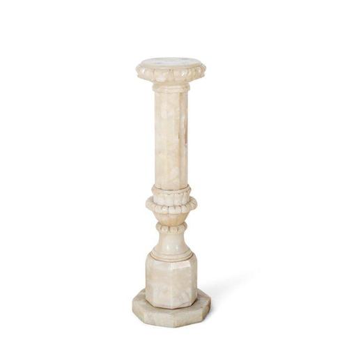 Pilaar - Coluna de Alabastro com Iluminação - 1850-1900, Antiek en Kunst, Antiek | Overige Antiek