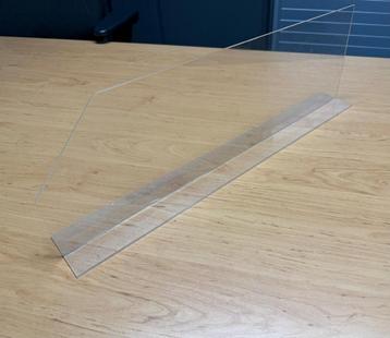 Plexiglas Schappenverdeler, vakverdeler, T-Vorm, 57,5cm