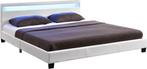 Tweedekans | Gestoffeerd bed Paris - 140 x 200 cm - Wit -, Huis en Inrichting, Slaapkamer | Bedden, Ophalen of Verzenden, Nieuw