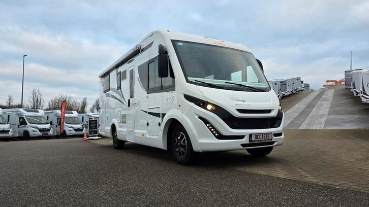McLouis Sovereign 873 slechts 15074 km met twinbedden 06470, Caravans en Kamperen, Mobilhomes, Cassettetoilet, Handgeschakeld