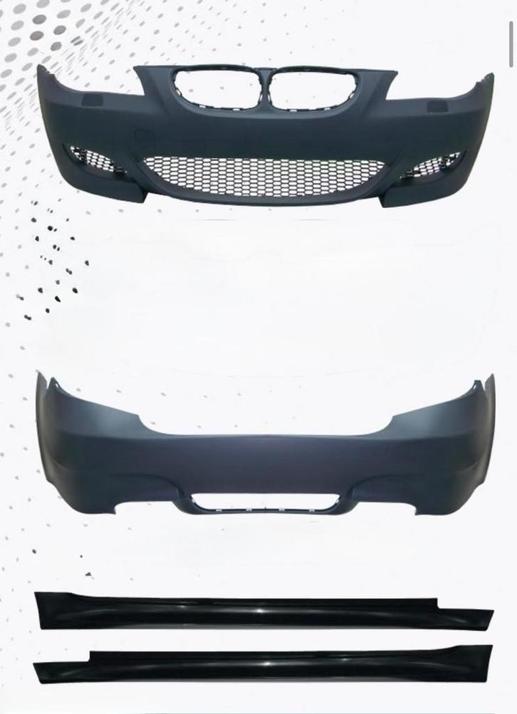 BMW E60 03-10 body kit M5-stijl – voor/achter + sideskirts, Auto-onderdelen, Carrosserie, Voor, Achter, Links, Rechts, Bumper