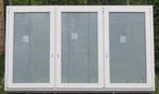 pvc raam , chassis , venster 240 x 141  3 dubbel glas, Kunststof, Nieuw, Ophalen of Verzenden, Inclusief glas