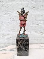 Beeldje - Fee - Brons, Marmer