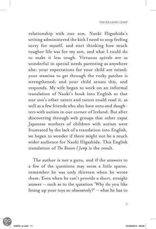Reason I Jump: One Boys Voice from the Silence of Autism, Boeken, Taal | Engels, Zo goed als nieuw, Verzenden