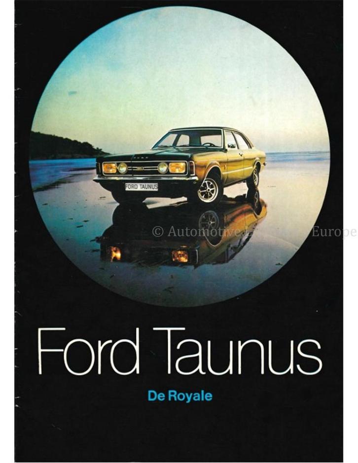 1970 FORD TAUNUS BROCHURE NEDERLANDS, Boeken, Auto's | Folders en Tijdschriften