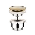 Clickwaste Hotbath Cobber Afvoerplug met Schroef Rond, Doe-het-zelf en Bouw, Ophalen of Verzenden, Nieuw, Overige typen