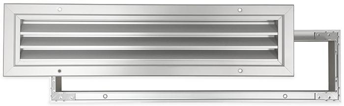 Deurrooster aluminium LxH 500 x 100mm, Doe-het-zelf en Bouw, Ventilatie en Afzuiging, Nieuw, Verzenden