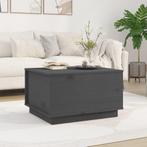 vidaXL Salontafel 60x50x35 cm massief grenenhout grijs, Verzenden, Nieuw