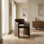 Leren eetkamerstoel Icon - Toledo Espresso (bruin), Ophalen of Verzenden