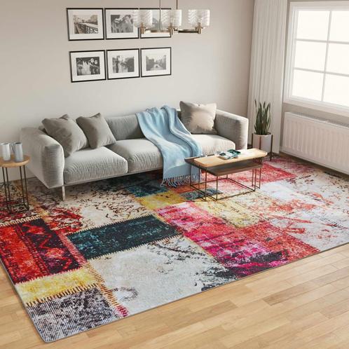 vidaXL Vloerkleed wasbaar anti-slip 400x300 cm meerkleurig, Huis en Inrichting, Stoffering | Tapijten en Vloerkleden, Nieuw, Verzenden