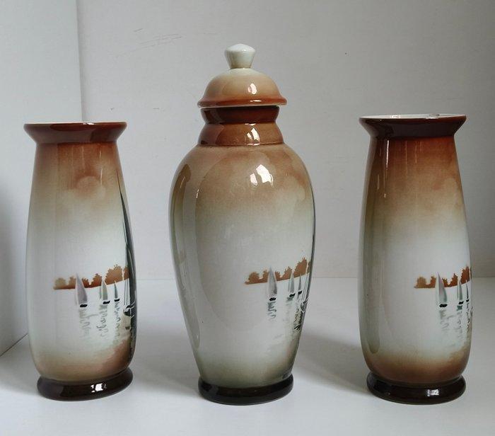 Steingutfabrik Elsterwerda GmbH (Jaren 20 - 30) - Vaas -, Antiquités & Art, Art | Objets design