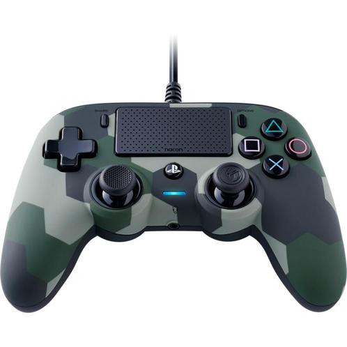 Nacon Compact Controller Camo Green (PS4 Accessoires), Consoles de jeu & Jeux vidéo, Consoles de jeu | Sony PlayStation 4, Enlèvement ou Envoi