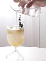 4x tripod glass & 4x small jug - Drinkset (8) - Unieke