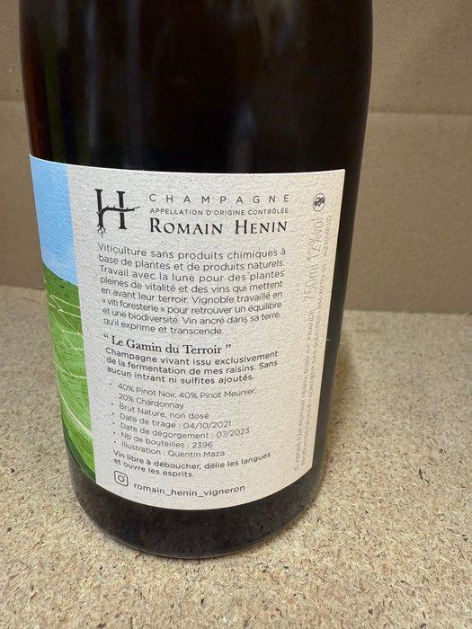 2021 Romain Henin, Le Gramin du Terroir - Champagne Brut, Verzamelen, Wijnen
