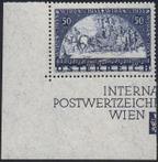 Oostenrijk 1933 - WIPA, 50 + 50 groschen, violetblauw,