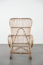Fauteuil - Rattan, Hout - Vintage rotanfauteuil, Antiek en Kunst