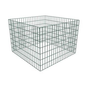 vidaXL Compostbak vierkant 100x100x70 cm mesh, Verzenden