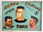 Art Populaire Africain - Enseigne de coiffeur - Recto Verso