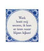 Delfts Blauw Tegel Werk Boeit 14,5cm, Nieuw, Verzenden