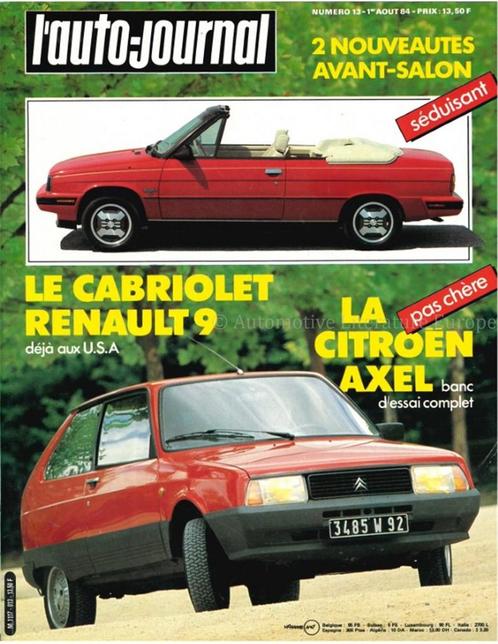 1982 LAUTO-JOURNAL MAGAZINE 21 FRANS, Livres, Autos | Brochures & Magazines