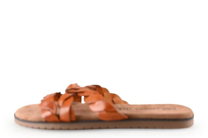 Lazamani Slippers in maat 41 Cognac | 5% extra korting, Kleding | Dames, Schoenen, Overige kleuren, Gedragen, Slippers, Verzenden