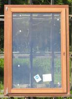 meranti houten raam , chassis , venster 97 x 138, Nieuw, Raamkozijn, Ophalen of Verzenden, 75 tot 150 cm