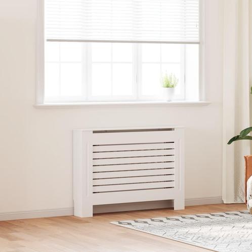 vidaXL Radiatorombouw 112x19x81,5 cm MDF wit, Doe-het-zelf en Bouw, Verwarming en Radiatoren, Nieuw, Verzenden