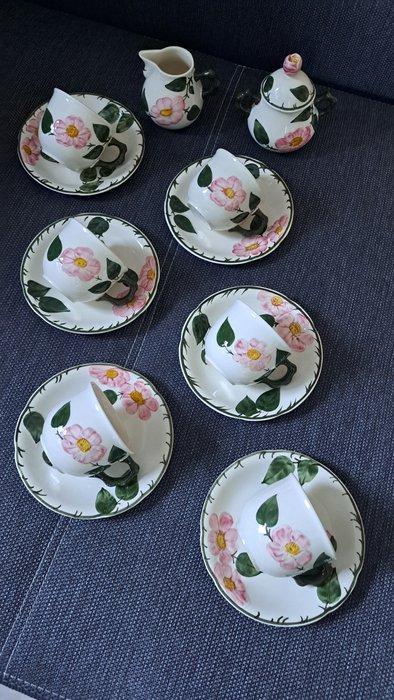Villeroy & Boch - Koffie- en theeservies (14) - Wild-Rose -, Antiquités & Art, Antiquités | Meubles | Tables