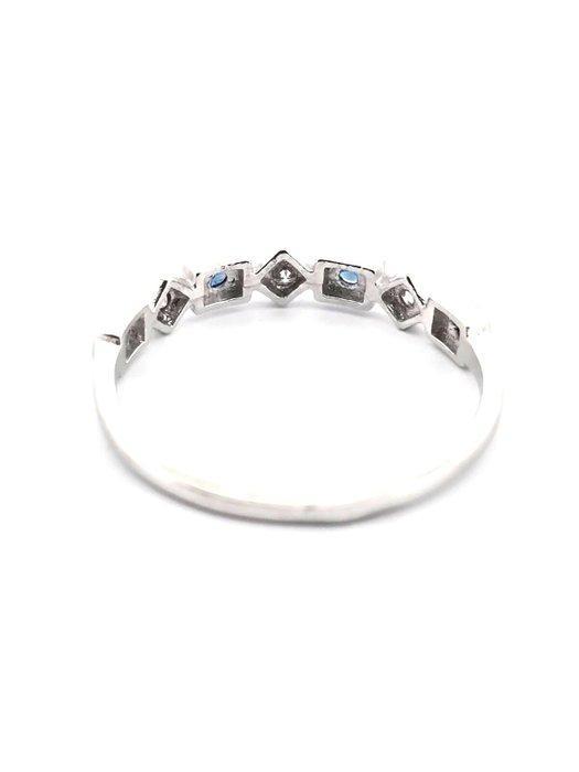 Zonder Minimumprijs - Ring - 18 karaat Witgoud - 0.35ct. tw., Handtassen en Accessoires, Ringen