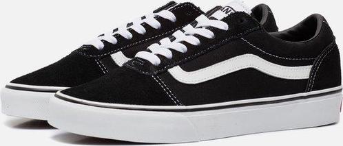 VANS MN Ward (Suede Canvas) black/whit -Maat 41 (Mode), Kleding | Dames, Schoenen, Nieuw, Verzenden