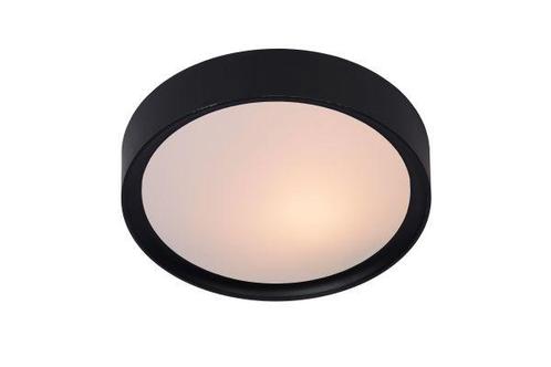 Lucide LEX - Plafonnière Ø 25 cm 1xE27 Zwart, Huis en Inrichting, Lampen | Plafondlampen, Nieuw, Kunststof, Verzenden
