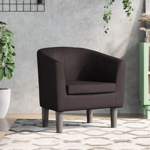 vidaXL Kuipstoel kunstleer bruin, Huis en Inrichting, Fauteuils, Nieuw, Verzenden