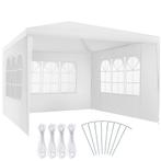 tectake Paviljoen Barinas met 3 zijdelen, waterdicht, 3x3m -, Verzenden